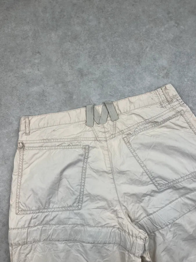 2000s Marithé + François Girbaud Beige Maxi Bondage Cargo Pants dXRhJaI 7