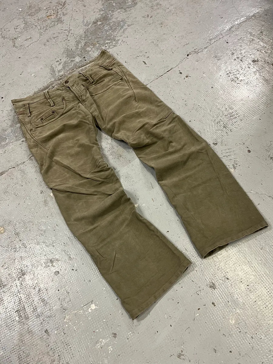 2000s Marithé + François Girbaud Olive Cozy Signature Pants wdwuQws 3
