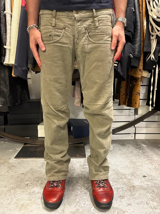 2000s Marithé + François Girbaud Olive Cozy Signature Pants wdwuQws 0