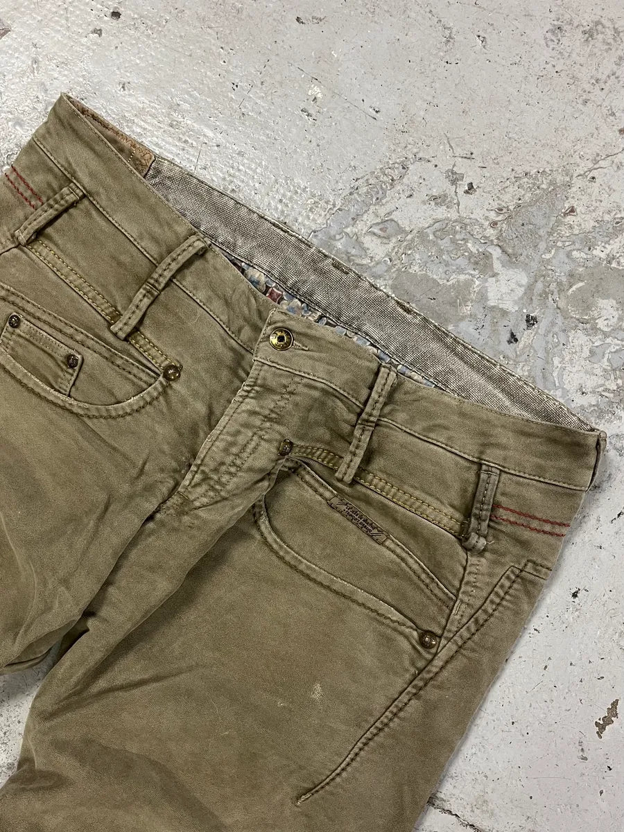 2000s Marithé + François Girbaud Olive Cozy Signature Pants wdwuQws 4
