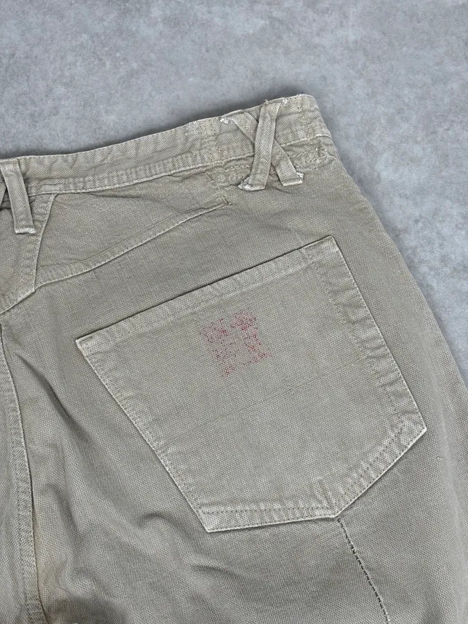 2000s Marithé + François Girbaud Beige Large Cozy Pants lYWxTNu 7