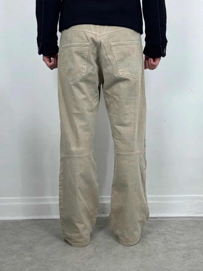 2000s Marithé + François Girbaud Beige Large Cozy Pants lYWxTNu 2