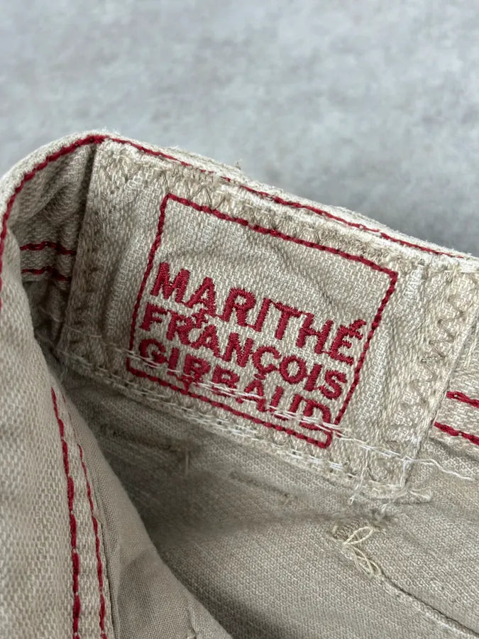 2000s Marithé + François Girbaud Beige Large Cozy Pants lYWxTNu 11
