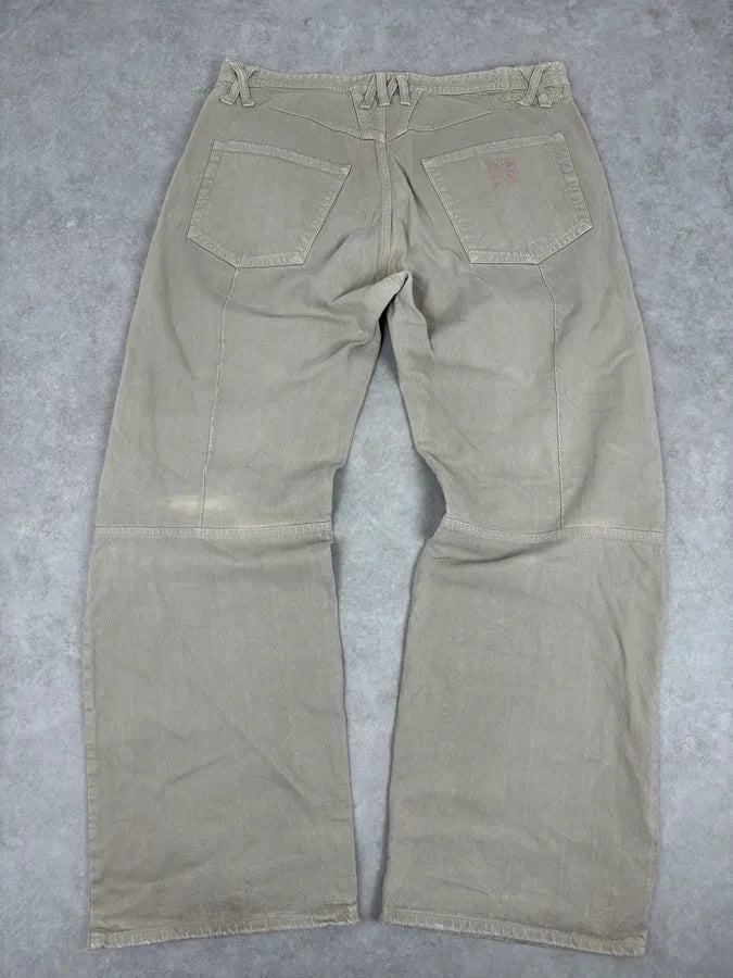 2000s Marithé + François Girbaud Beige Large Cozy Pants lYWxTNu 5