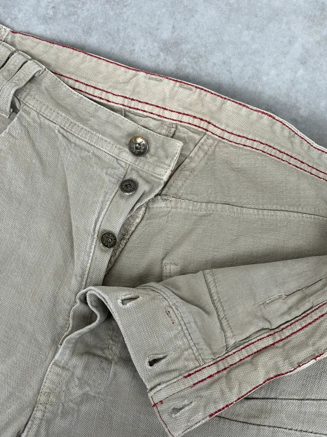 2000s Marithé + François Girbaud Beige Large Cozy Pants lYWxTNu 8