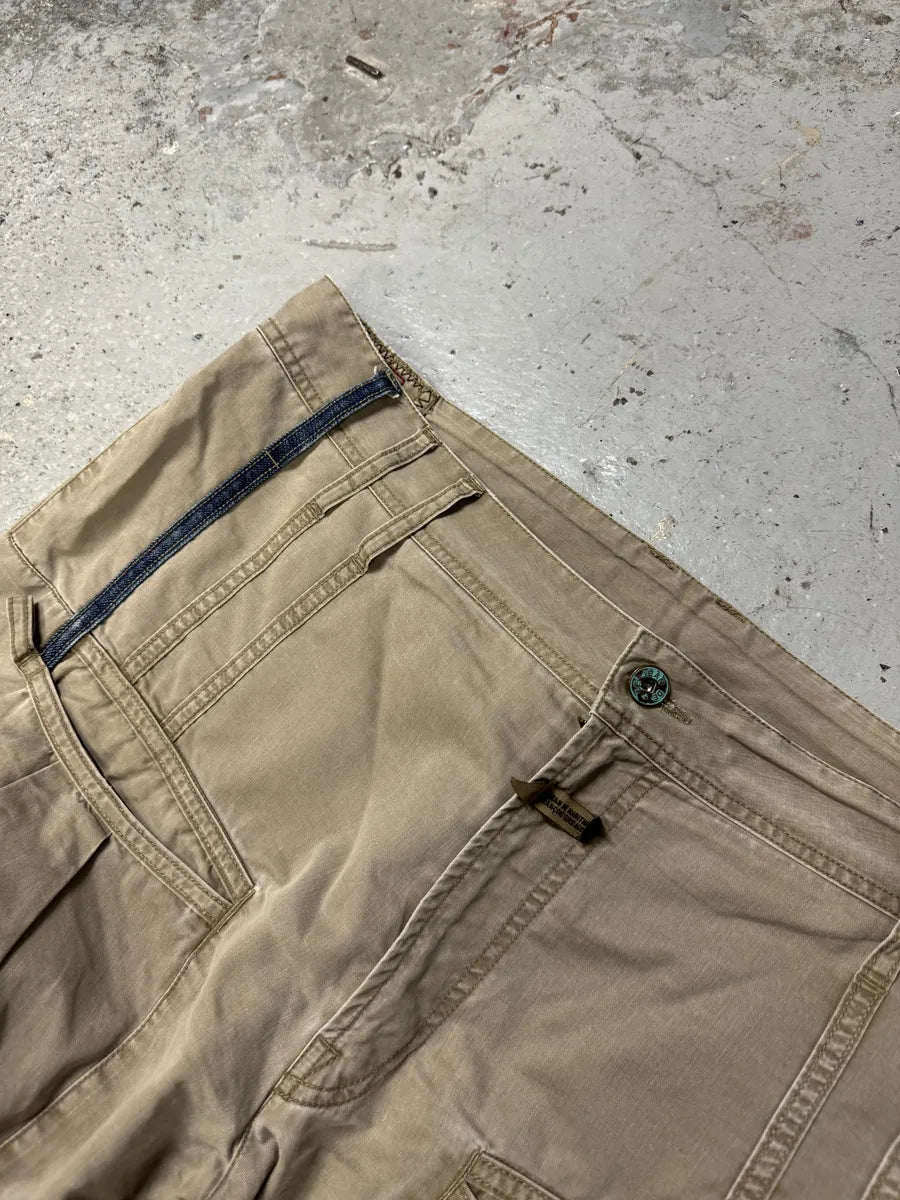 2000s Marithé + François Girbaud Beige Rebel Pants MYBbTmA 10