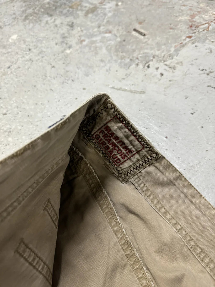 2000s Marithé + François Girbaud Beige Rebel Pants MYBbTmA 9