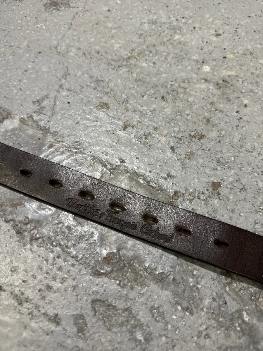 2000s Marithé + François Girbaud Beige Studded Leather Belt ihwVEAe 5