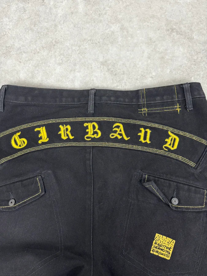 2000s Marithé + François Girbaud Black & Yellow Pants ZnpOlZy 9