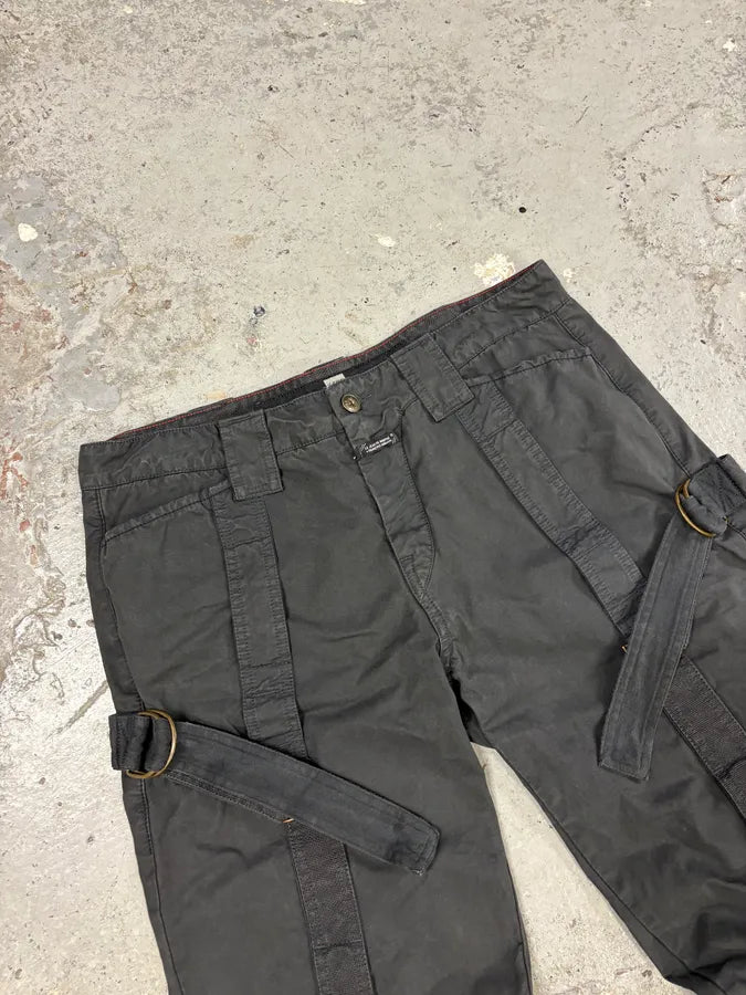 2000s Marithé + François Girbaud Black Bondage Pants XJOvJhk 6