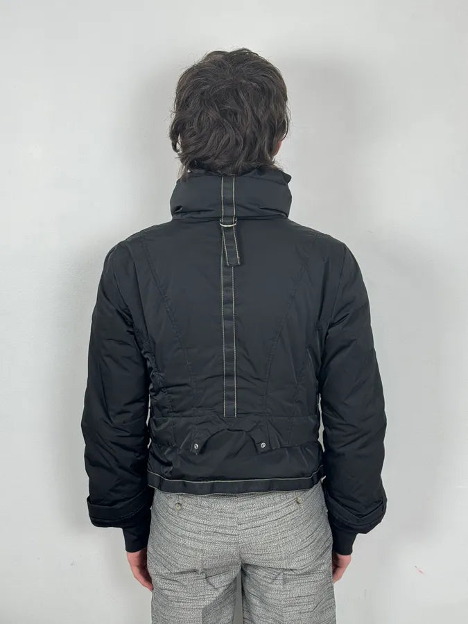 2000s Marithé + François Girbaud Black Bondage Puffer Jacket sxWPBTc 2