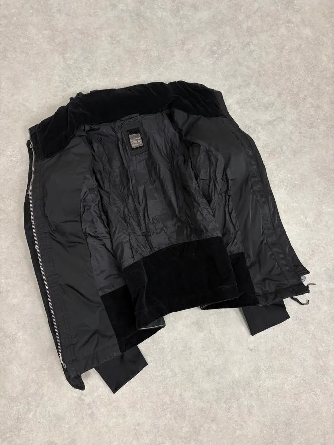 2000s Marithé + François Girbaud Black Bondage Puffer Jacket sxWPBTc 6