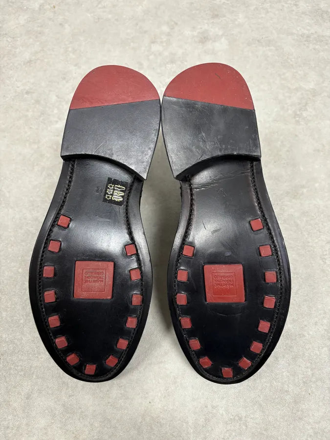 2000s Marithé + François Girbaud Black Classy Rock Leather Boots RBYjBGh 7