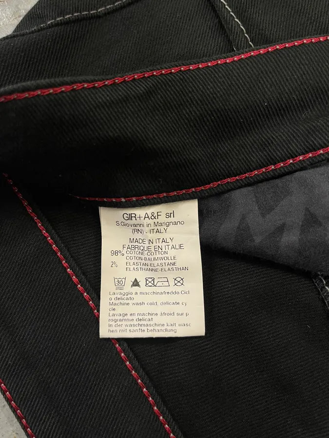 2000s Marithé + François Girbaud Black Contemporary Denim Jeans (M/L) EWJYAwM 10