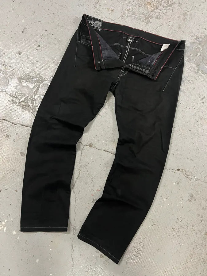 2000s Marithé + François Girbaud Black Contemporary Denim Jeans (M/L) EWJYAwM 5