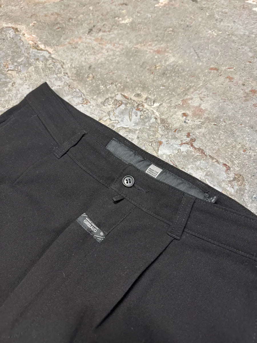 2000s Marithé + François Girbaud Black Coton & Wool Cozy Pants NCKFUuQ 5