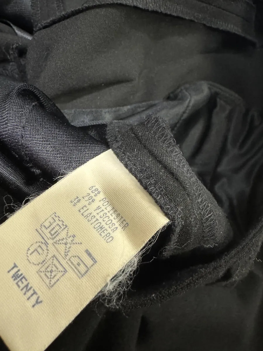 2000s Marithé + François Girbaud Black Coton & Wool Cozy Pants NCKFUuQ 6