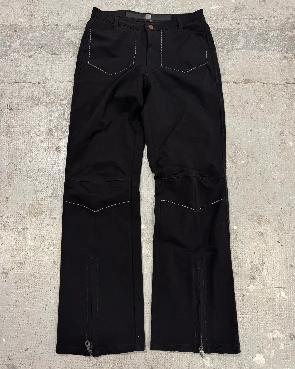 2000s Marithé + François Girbaud Black Cozy Light Pants (S) YliOOEv 0
