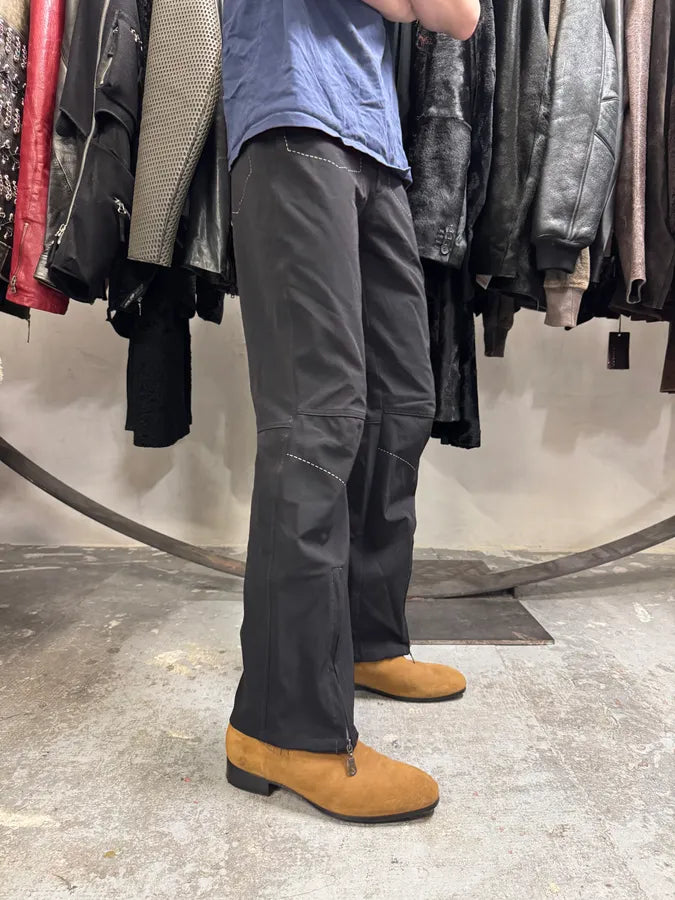 2000s Marithé + François Girbaud Black Cozy Light Pants (S) YliOOEv 1