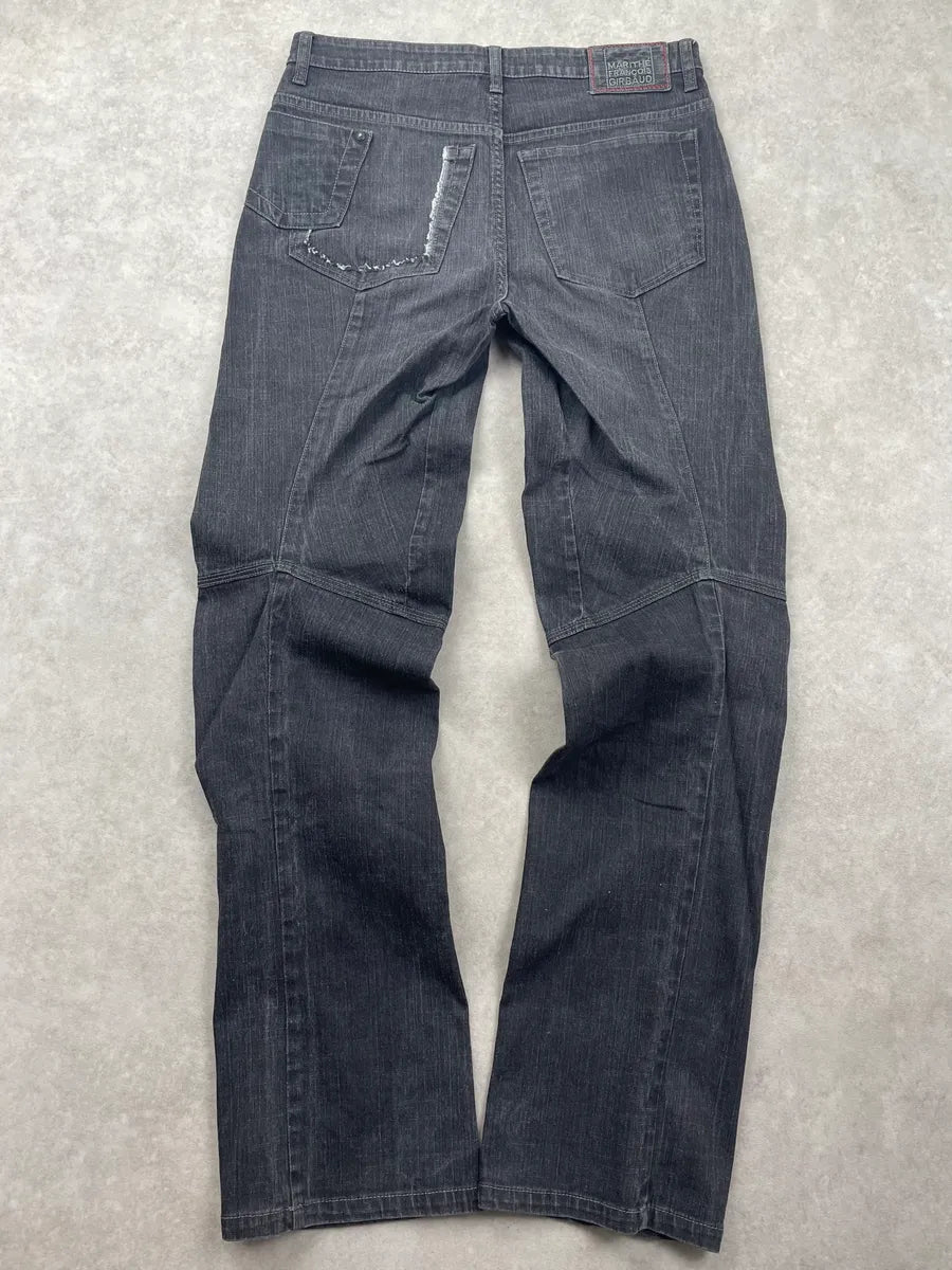 2000s Marithé + François Girbaud Black Denim Jean s aQXWZve 1