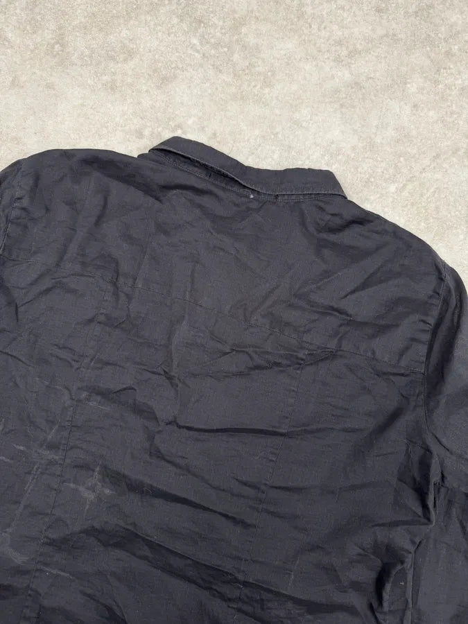 2000s Marithé + François Girbaud Black Embroidered Star Shirt QRltsXg 5