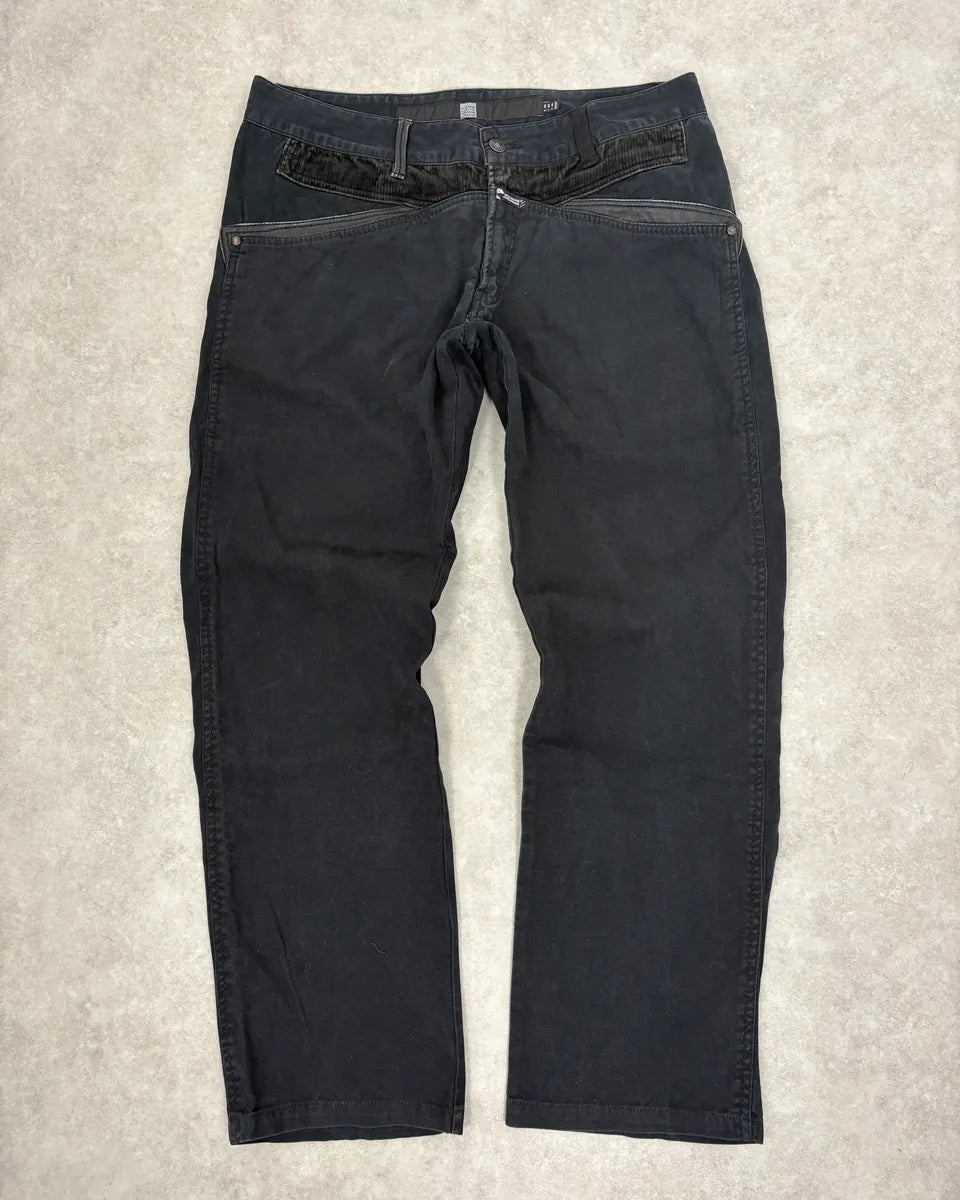 2000s Marithé + François Girbaud Black Hybrid Pants eQjRlgg 0