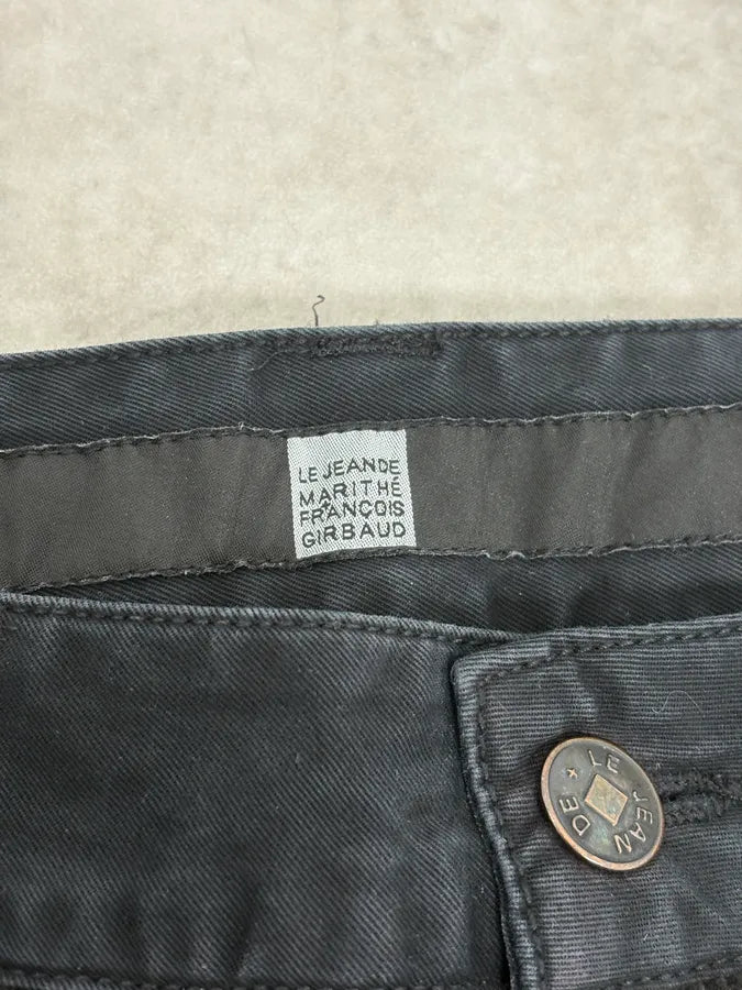 2000s Marithé + François Girbaud Black Hybrid Pants eQjRlgg 11