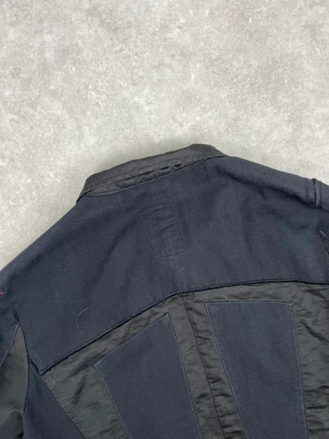2000s Marithé + François Girbaud Black Irregular Red Buttoned Jacket GYpmUsD 5