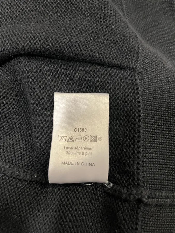 2000s Marithé + François Girbaud Black Knit Technical Zip-up Sweater (L/XL) wabwoGV 11