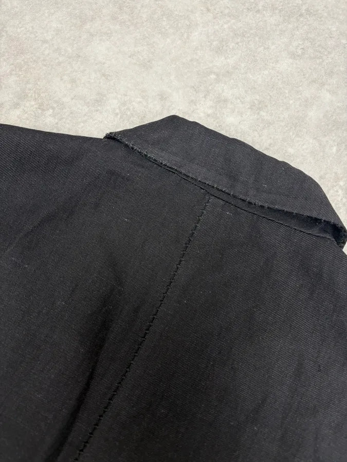 2000s Marithé + François Girbaud Black Light Blazer Jacket AWPwahL 6