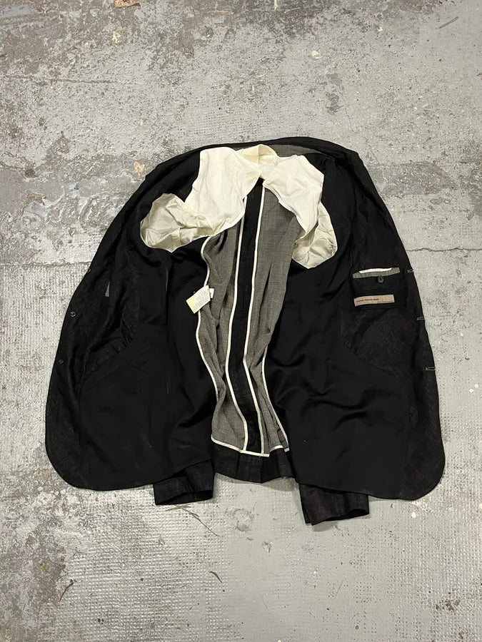 2000s Marithé + François Girbaud Black Light Blazer Jacket lZXkoBZ 7