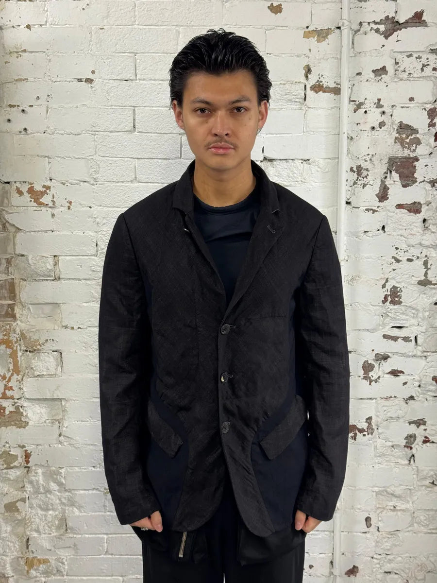 2000s Marithé + François Girbaud Black Light Blazer Jacket lZXkoBZ 1