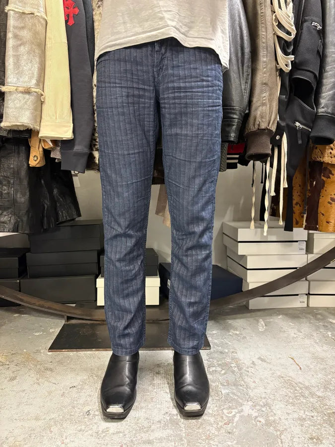 2000s Marithé + François Girbaud Navy Lined Pants zgUsWmj 1
