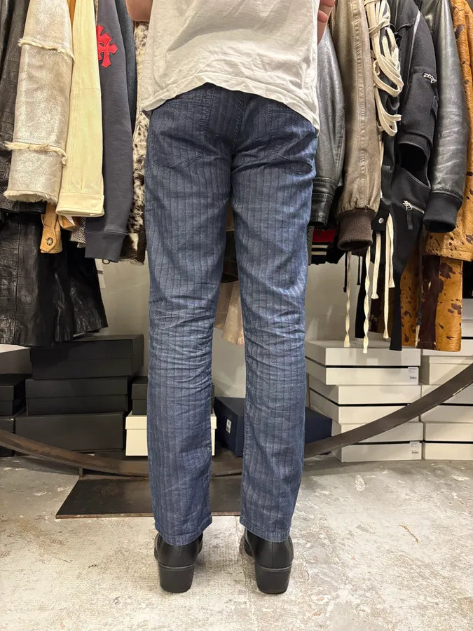 2000s Marithé + François Girbaud Navy Lined Pants zgUsWmj 3