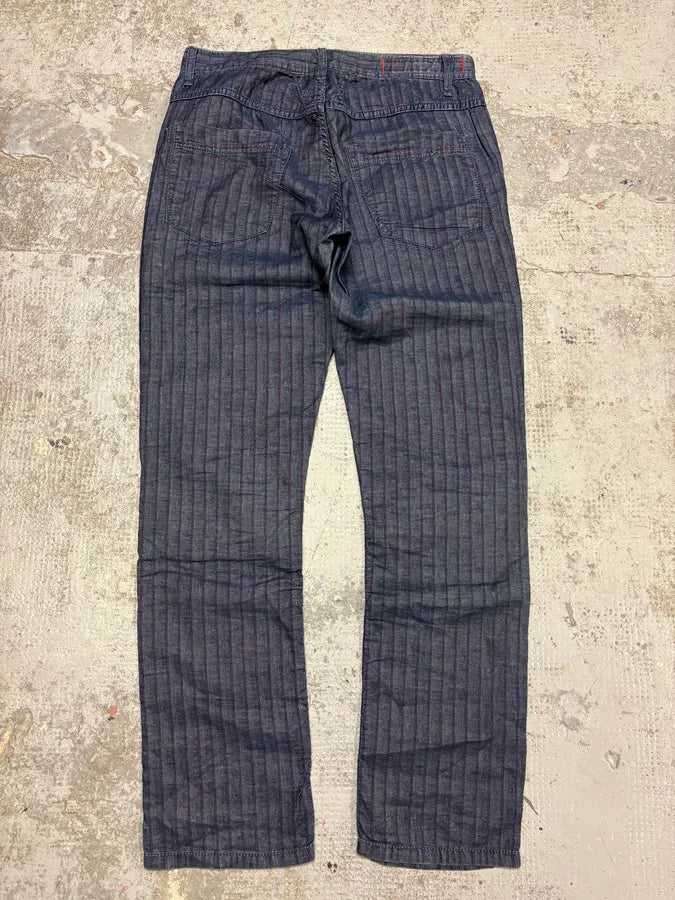 2000s Marithé + François Girbaud Navy Lined Pants zgUsWmj 6