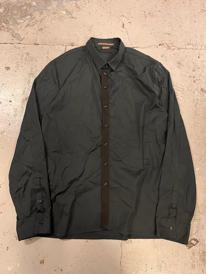 2000s Marithé + François Girbaud Black Minimalist Shirt JmSQMGP 0