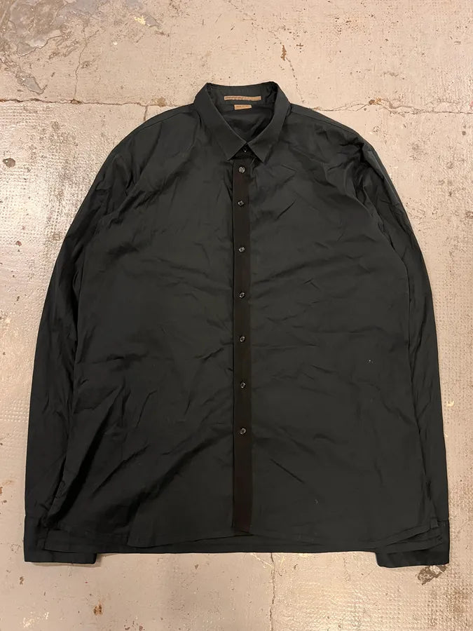 2000s Marithé + François Girbaud Black Minimalist Shirt JmSQMGP 3