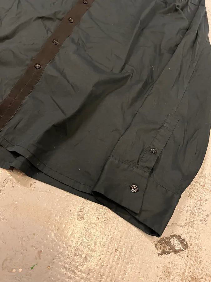 2000s Marithé + François Girbaud Black Minimalist Shirt JmSQMGP 5