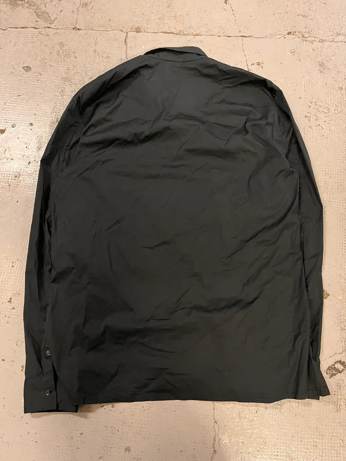 2000s Marithé + François Girbaud Black Minimalist Shirt JmSQMGP 6