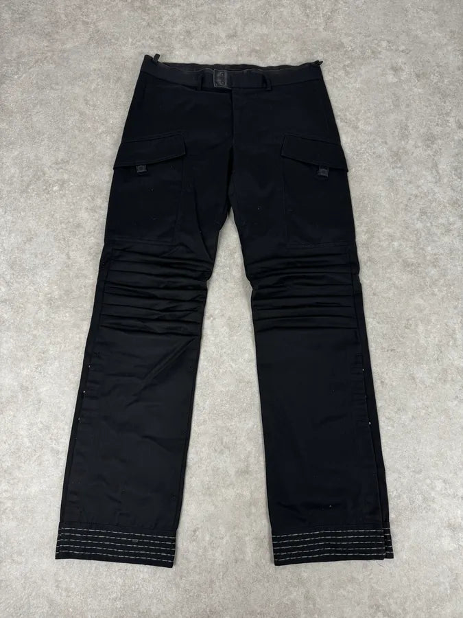 2000s Marithé + François Girbaud Black Pleats Technical Pants xSOAaEz 3