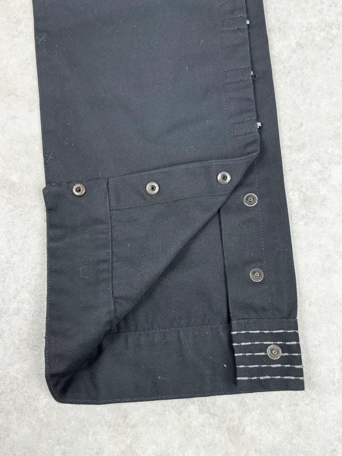 2000s Marithé + François Girbaud Black Pleats Technical Pants xSOAaEz 10