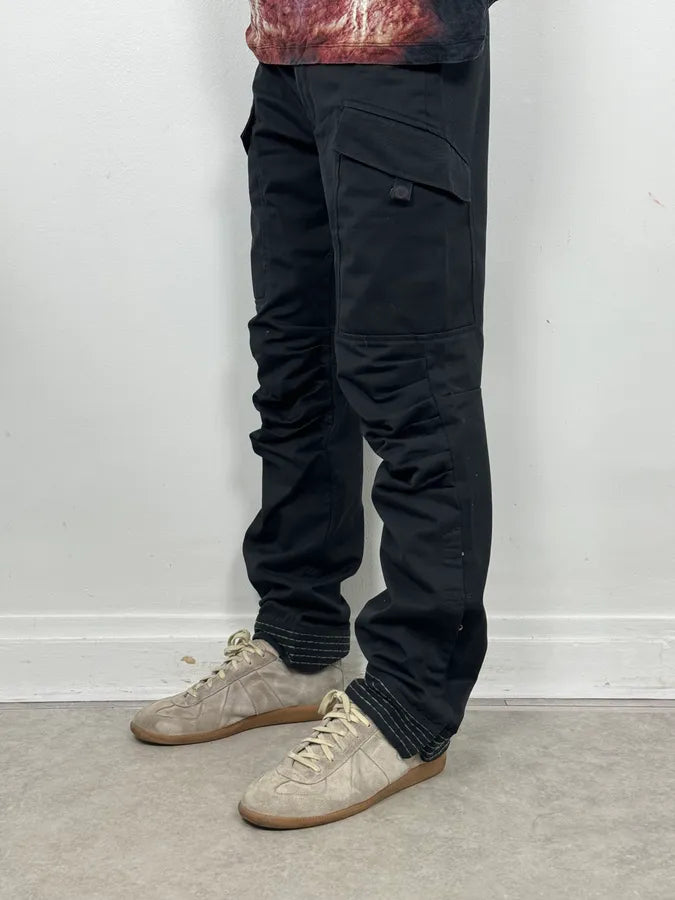2000s Marithé + François Girbaud Black Pleats Technical Pants xSOAaEz 1