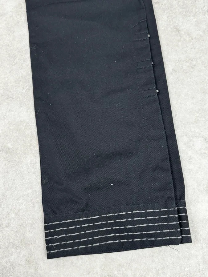 2000s Marithé + François Girbaud Black Pleats Technical Pants xSOAaEz 9