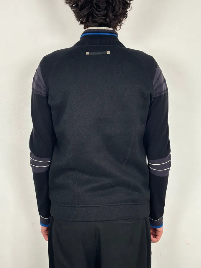 SS1999 Marithé + François Girbaud Black Polartec Biker Zip-up Sweater lNAdrfH 2