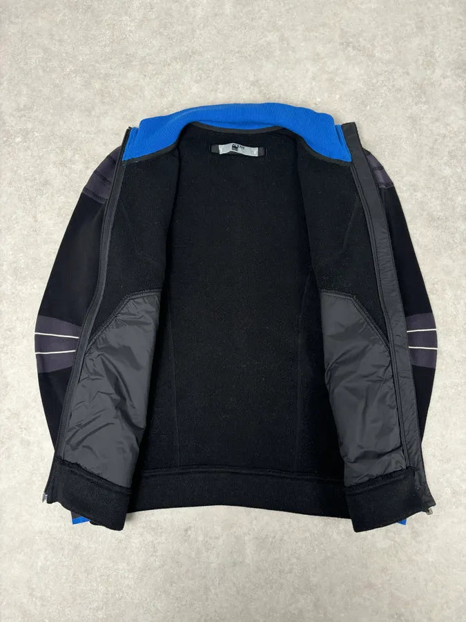 SS1999 Marithé + François Girbaud Black Polartec Biker Zip-up Sweater lNAdrfH 6