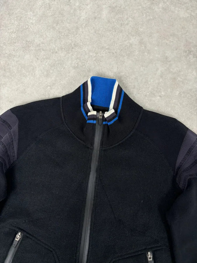 SS1999 Marithé + François Girbaud Black Polartec Biker Zip-up Sweater lNAdrfH 3