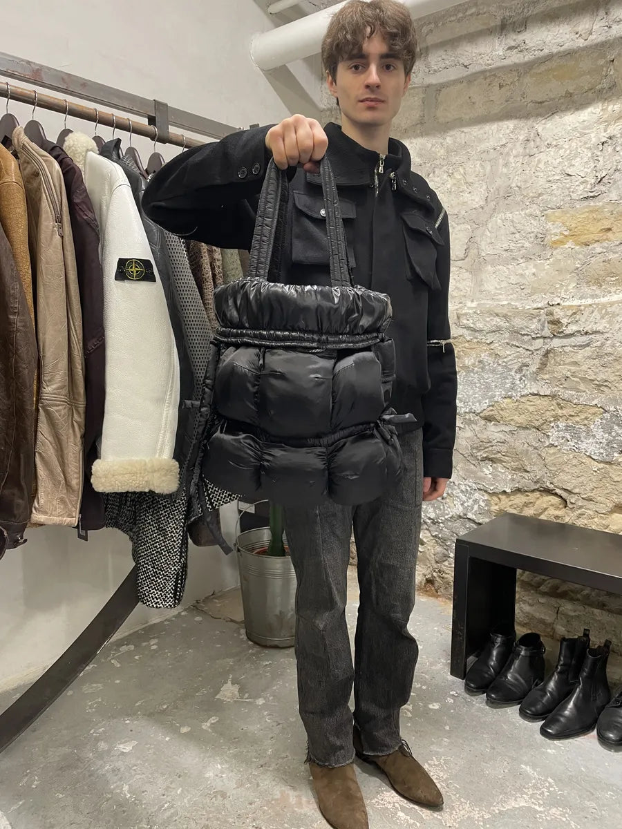 2000s Marithé + François Girbaud Black Puffer Bag oYFLOWv 3