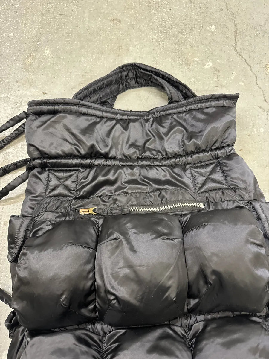 2000s Marithé + François Girbaud Black Puffer Bag oYFLOWv 7