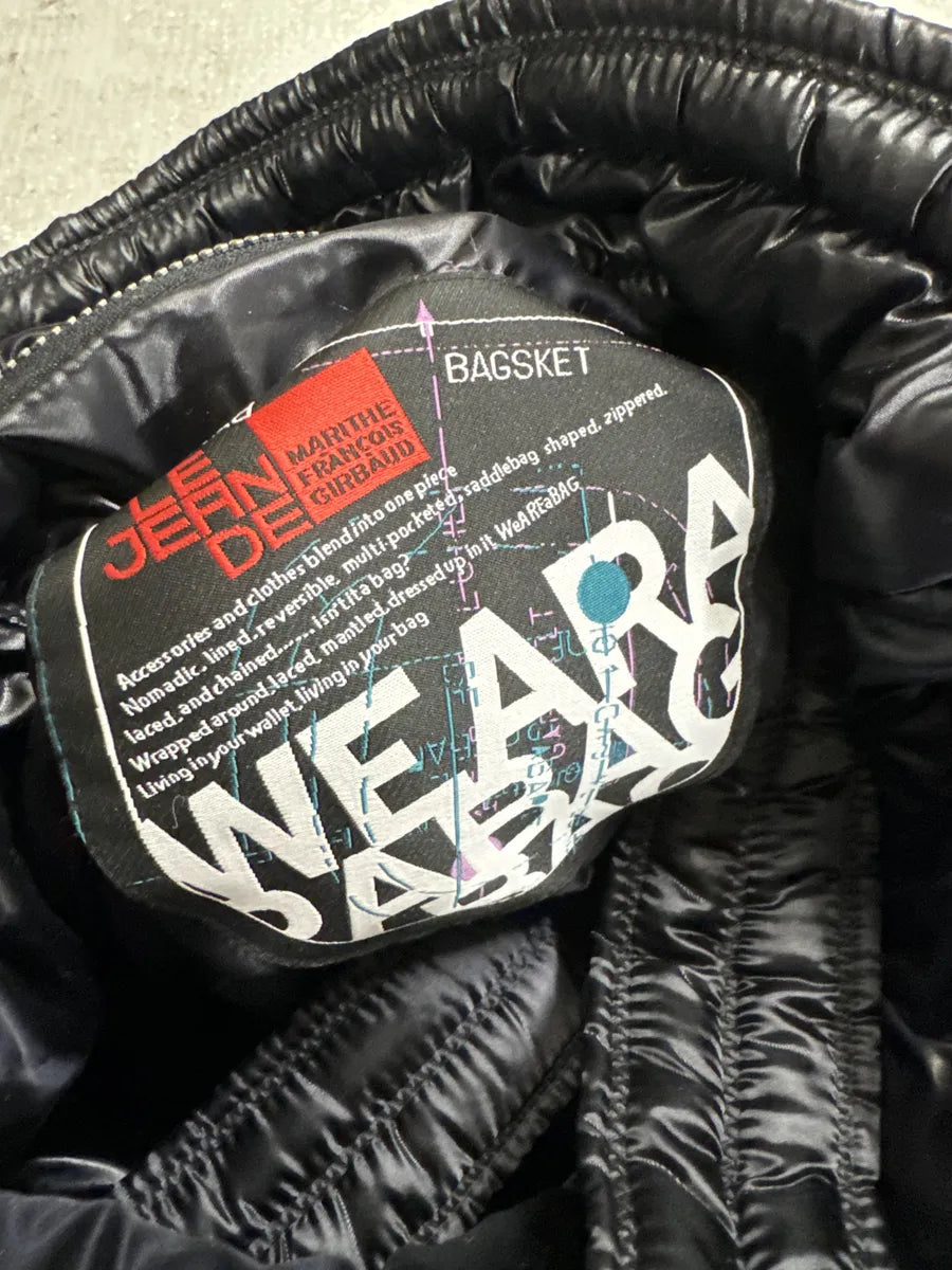 2000s Marithé + François Girbaud Black Puffer Bag oYFLOWv 10