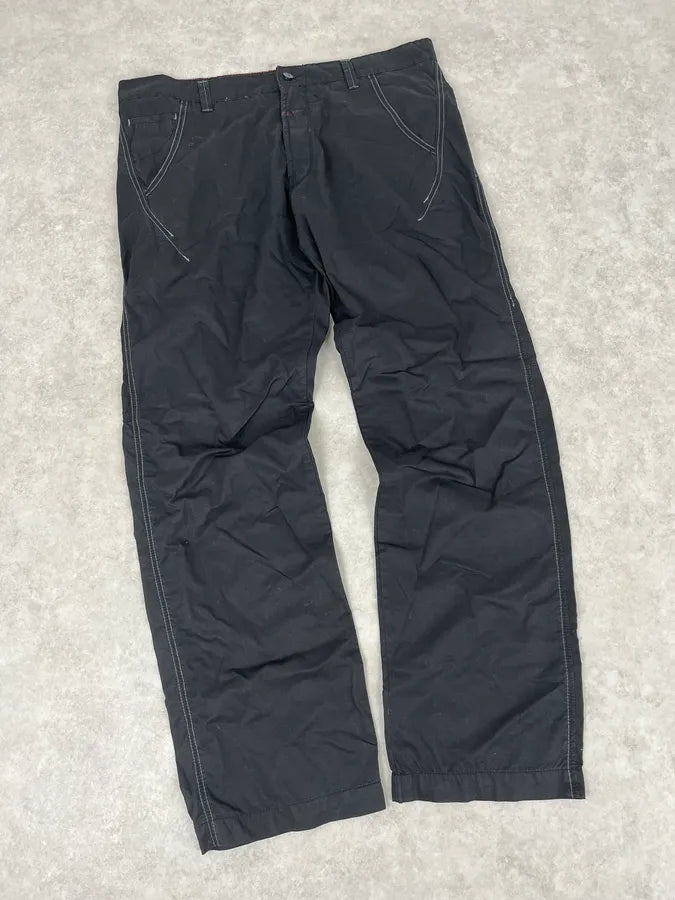 2000s Marithé + François Girbaud Black Relaxed Pants VBItyjF 5